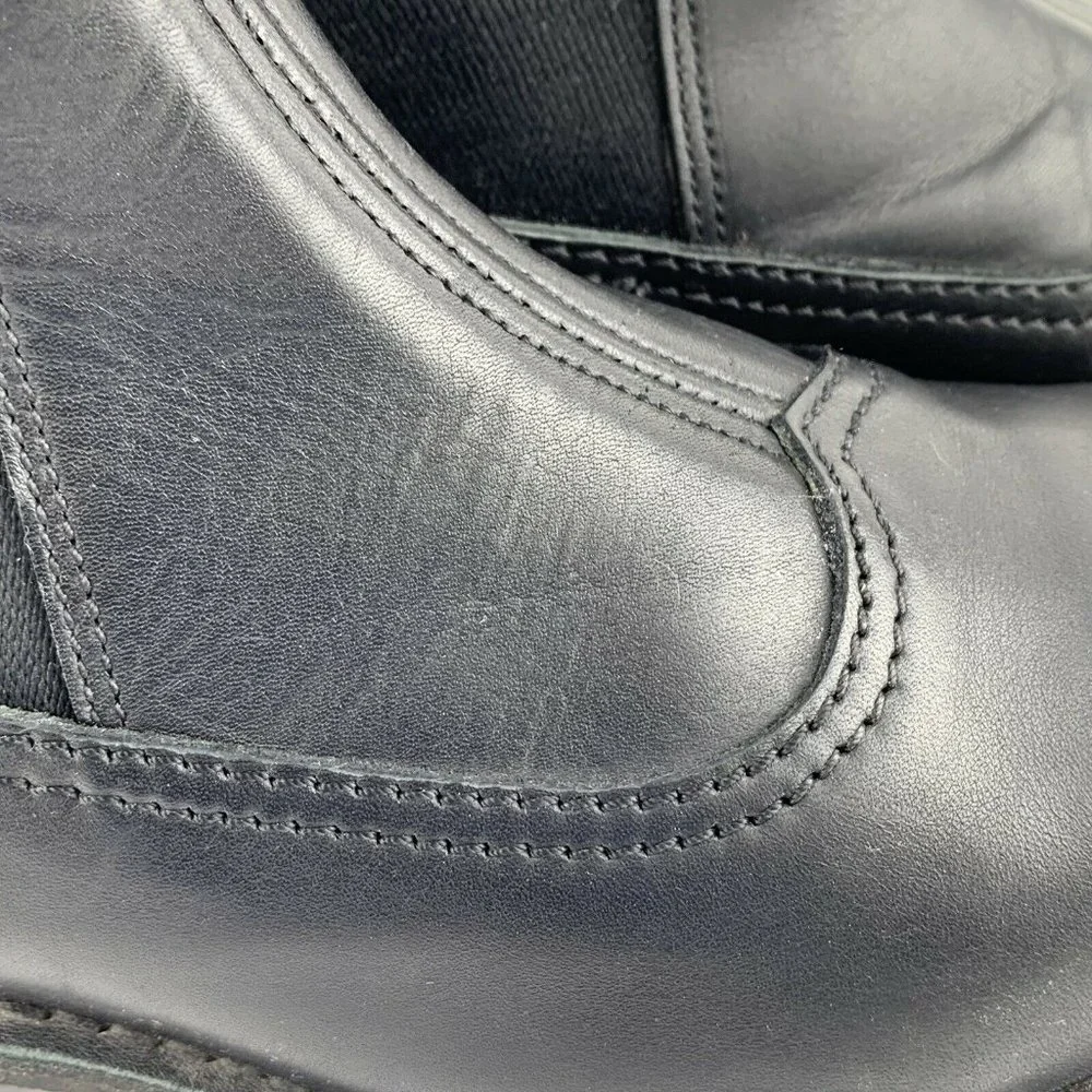 Lastrite New Zealand Mens Black Leather‎ Ankle Boot